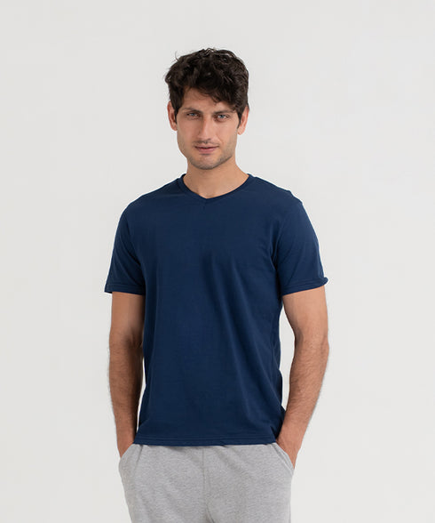 Men's Basic V-Neck Tee